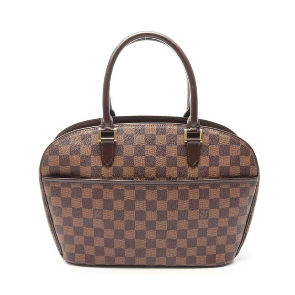 Louis Vuitton Salia Horizontal Handbag Canvas Leather Damier Brown